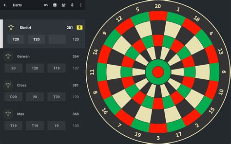Online Darts Scoreboard.
